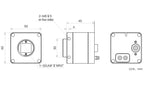 MV-CH250-90XN-C-NN dimensions (mm)