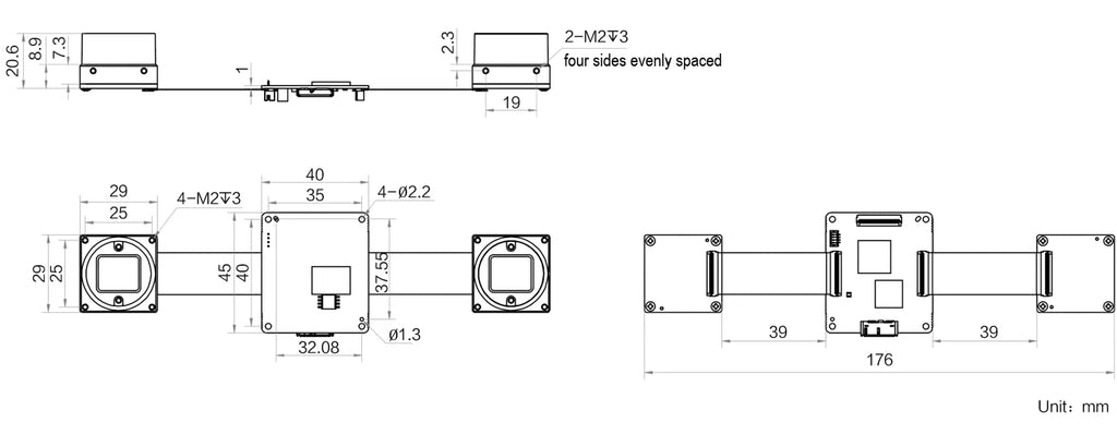 MV-CB013-A0UMM-C dimensions (mm)