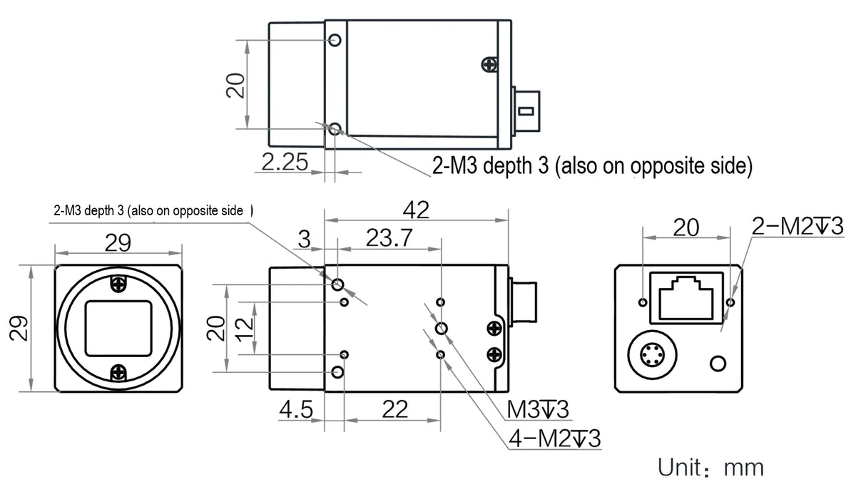 FV-4024-09RM dimensions (mm)