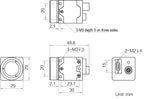 MV-CT200R-19UC01-BASE dimensions (mm)