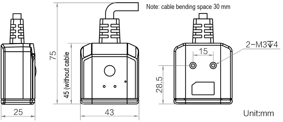 MV-ID2013EP-05-RBN-U dimensions (mm)