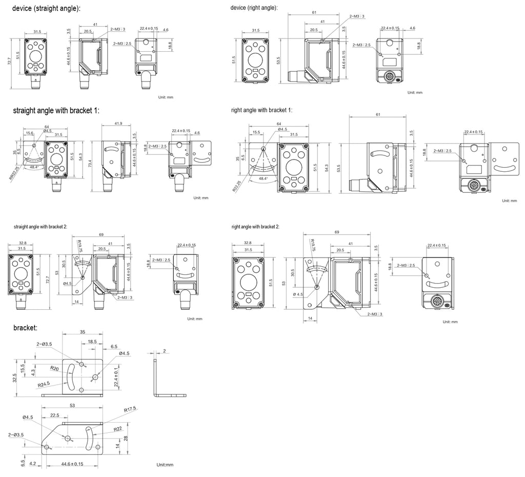 MV-SCB008XC-12M-WBN dimensions (mm)