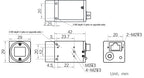 SC-HCS020-60GM dimensions (mm)