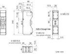 MV-DP3060-01D V2.0 dimensions (mm)