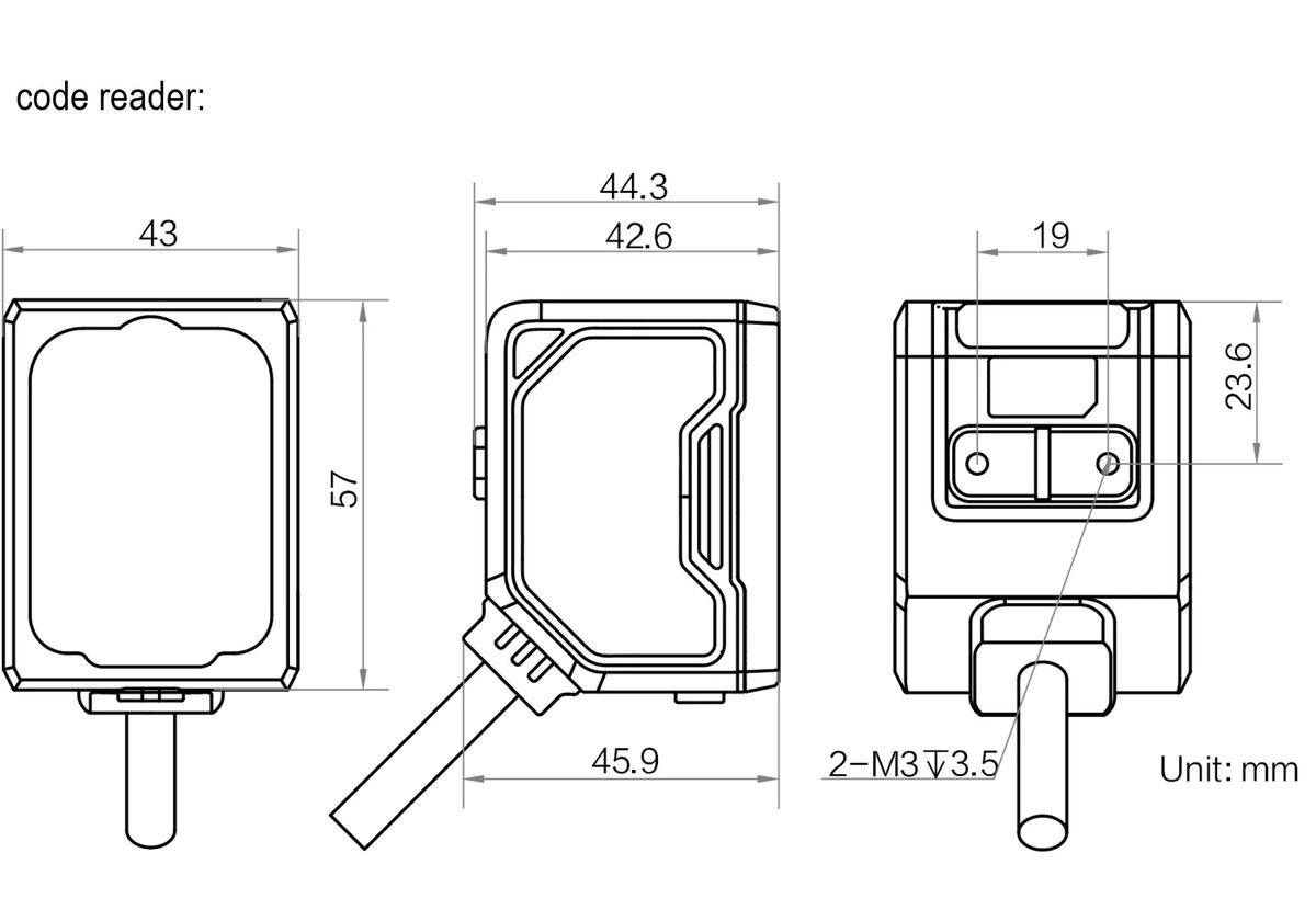 MV-HY-MED-C08-PD dimensions (mm)
