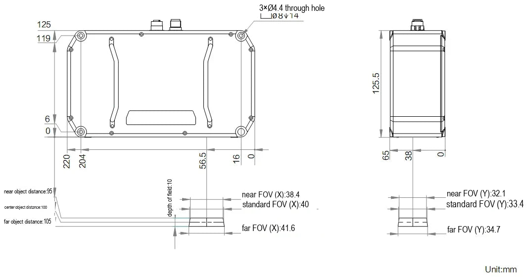 MV-DS5040-02H dimensions (mm)