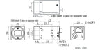 SY-500M dimensions (mm)