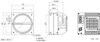 MV-CL16K5-110F2M dimensions (mm)