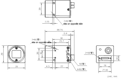 HIK-C120-C dimensions (mm)