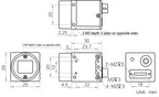 XAS2000-19UM dimensions (mm)