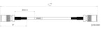 LS-CBL-0165 dimensions (mm)