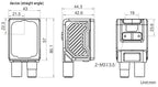 HIK-D3000-BN dimensions (mm)