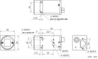 HIK-C020-CG dimensions (mm)