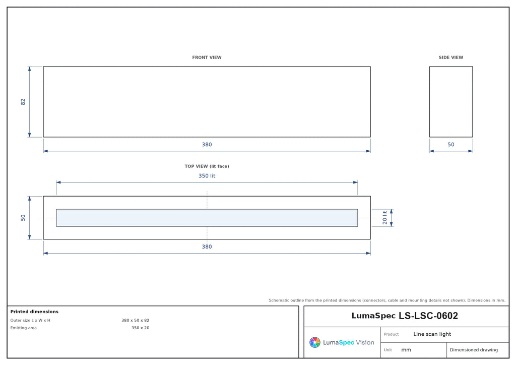 LS-LSC-0602 dimensions (mm)
