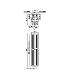 LS-LTFS-200-W dimensions (mm)