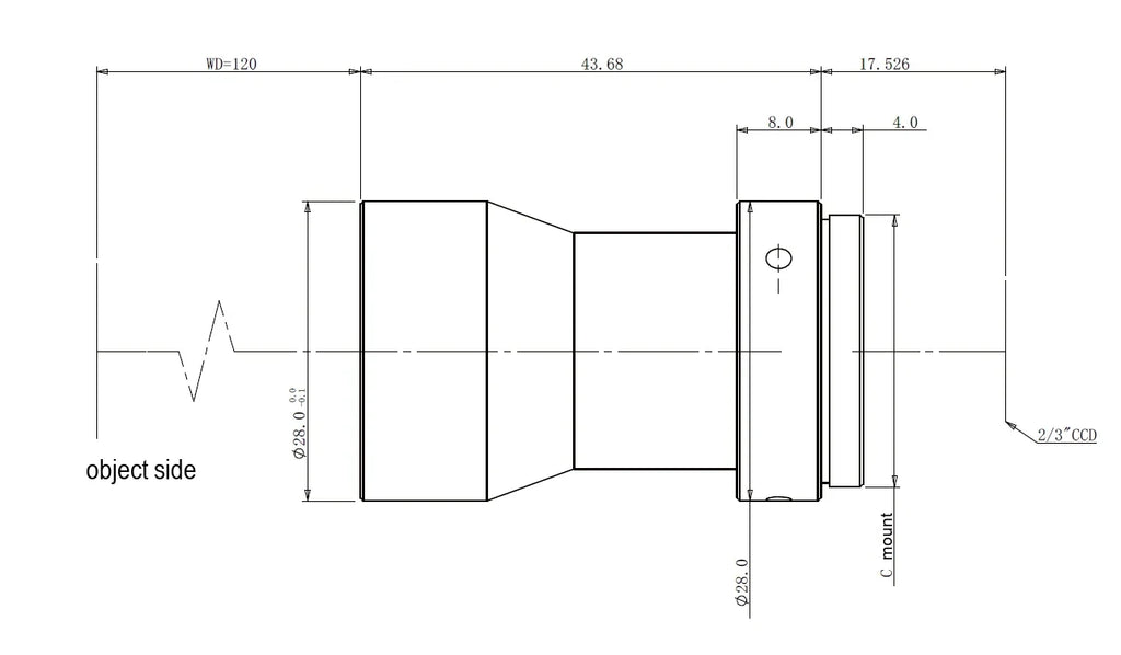 LS-TCL-0806 dimensions (mm)