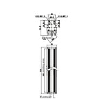LS-LTFS-300-W dimensions (mm)