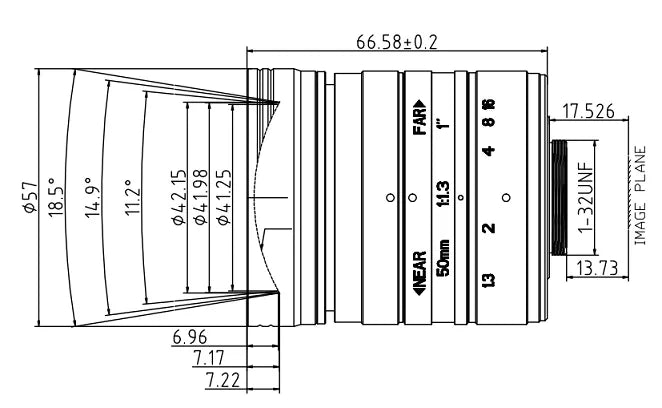 LS-S1MV5013-12M dimensions (mm)