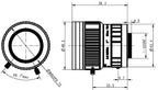 LS-S1MV2016-8M dimensions (mm)