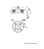 LS-RNG-0499 dimensions (mm)