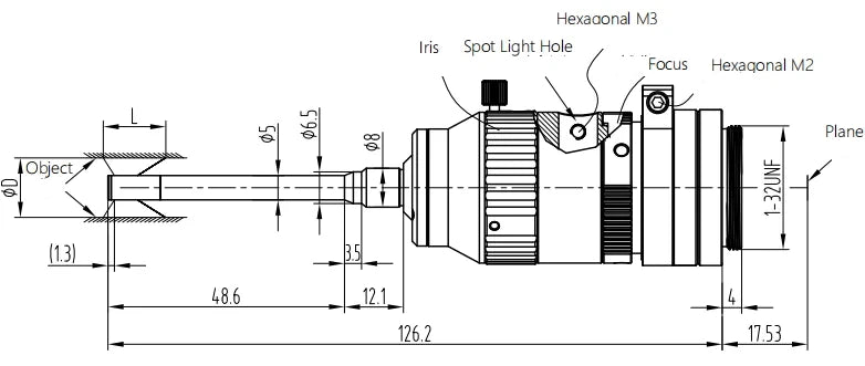 LS-SRV3006 dimensions (mm)