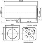 LS-CTV-0082 dimensions (mm)