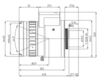 LS-CTV-0051 dimensions (mm)