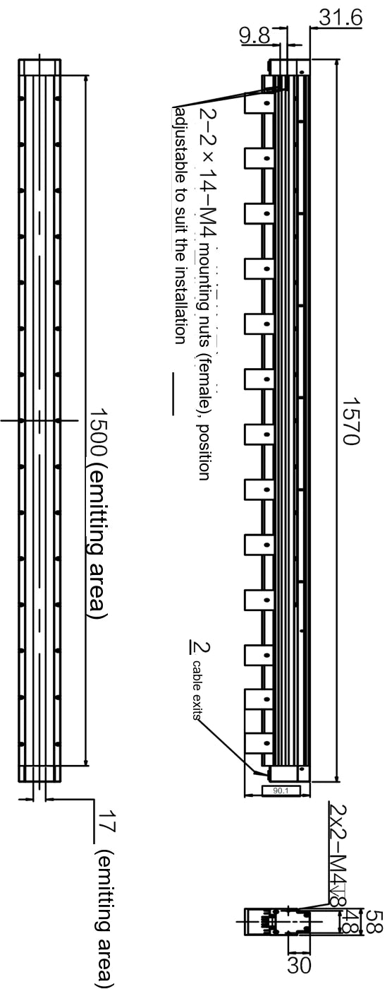 LS-LSC-0662 dimensions (mm)