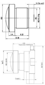 LS-CTV-0028 dimensions (mm)