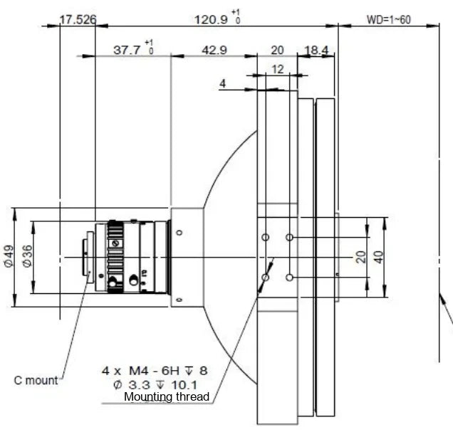 LS-PCL-0023 dimensions (mm)