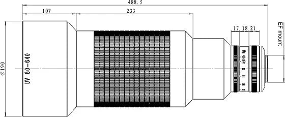 LS-SWL-0275 dimensions (mm)