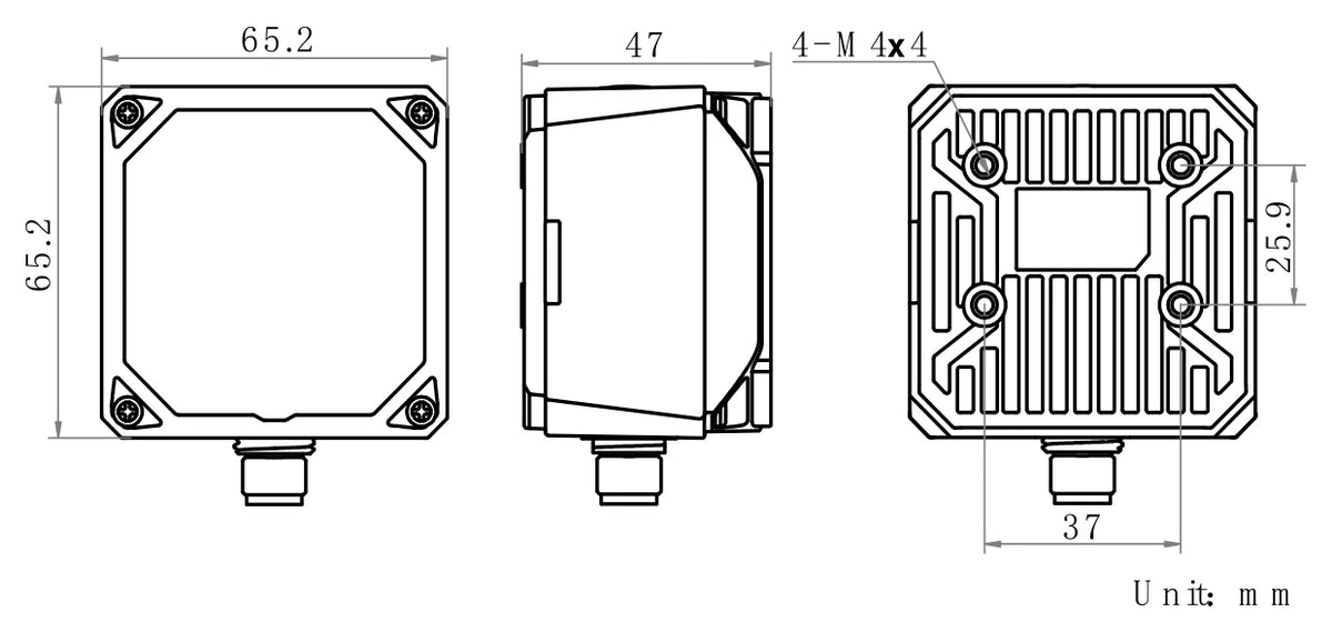 MKS2028-06 dimensions (mm)