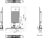 MV-GT2001 dimensions (mm)