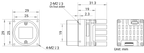 MV-CB050-11UC-C dimensions (mm)