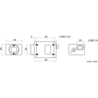 MV-CA017-10GM dimensions (mm)