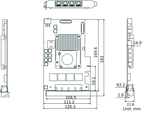 MV-GE1004 dimensions (mm)