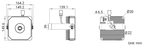 MV-IDS012M-16C-C dimensions (mm)
