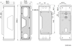 MV-3DWXQ1-SX6-3 dimensions (mm)