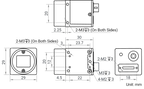 MV-CS060-10UM dimensions (mm)