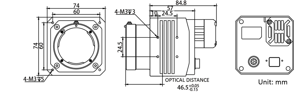 MV-CH650-90TM-F-NF dimensions (mm)