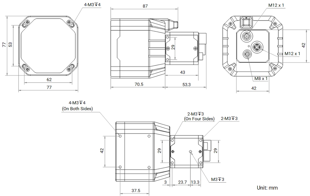 MV-CT2MG0120/G/16LC/WN dimensions (mm)