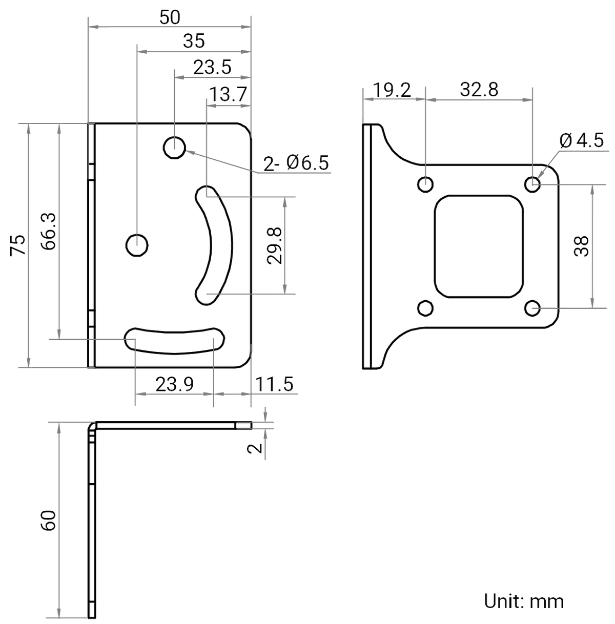 MV-ID5120RM-25M-RBN dimensions (mm)