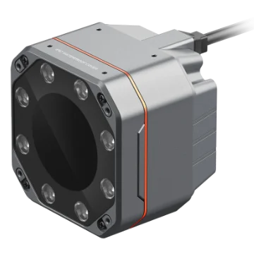 Hikrobot MV-CT200R-5GC01-MAX-16L-WBC 20 MP GigE alan taramalı kamera, Gen 3, Renkli, MAX, 16 mm sıvı lens, Beyaz temel ışık, Standart kapak