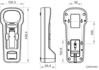 MV-IDH7000B/SBASE/L dimensions (mm)