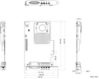 MV-GX1004 dimensions (mm)
