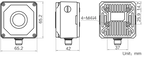 MV-IDC007X-12MW dimensions (mm)