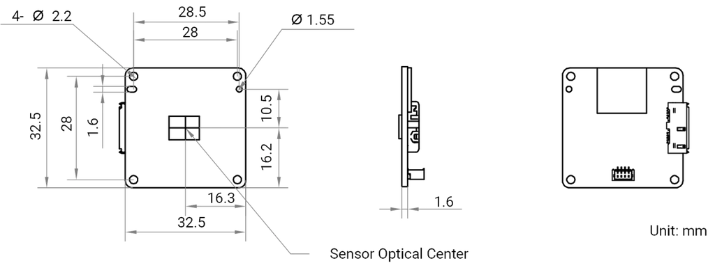 MV-CB020-60UM-B dimensions (mm)