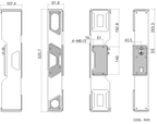 MV-DLS1400M-15L dimensions (mm)