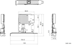 MV-GT2101 dimensions (mm)