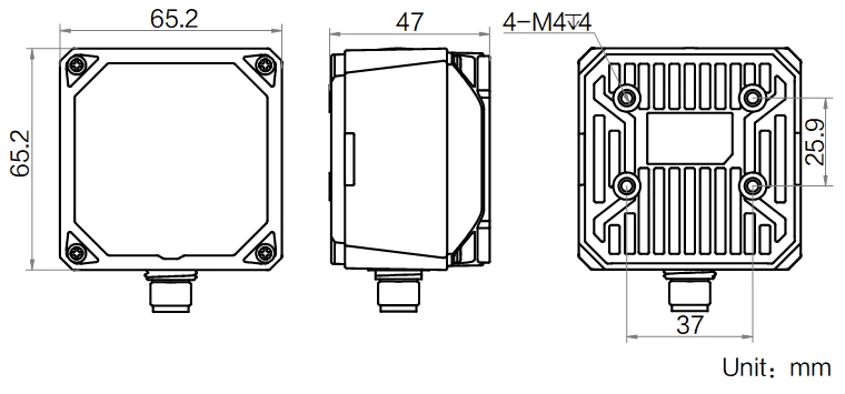 HT-FN4127D-06M-WBH dimensions (mm)